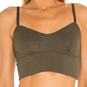 Eberjey Elon Relaxed Rib Bralette NWT